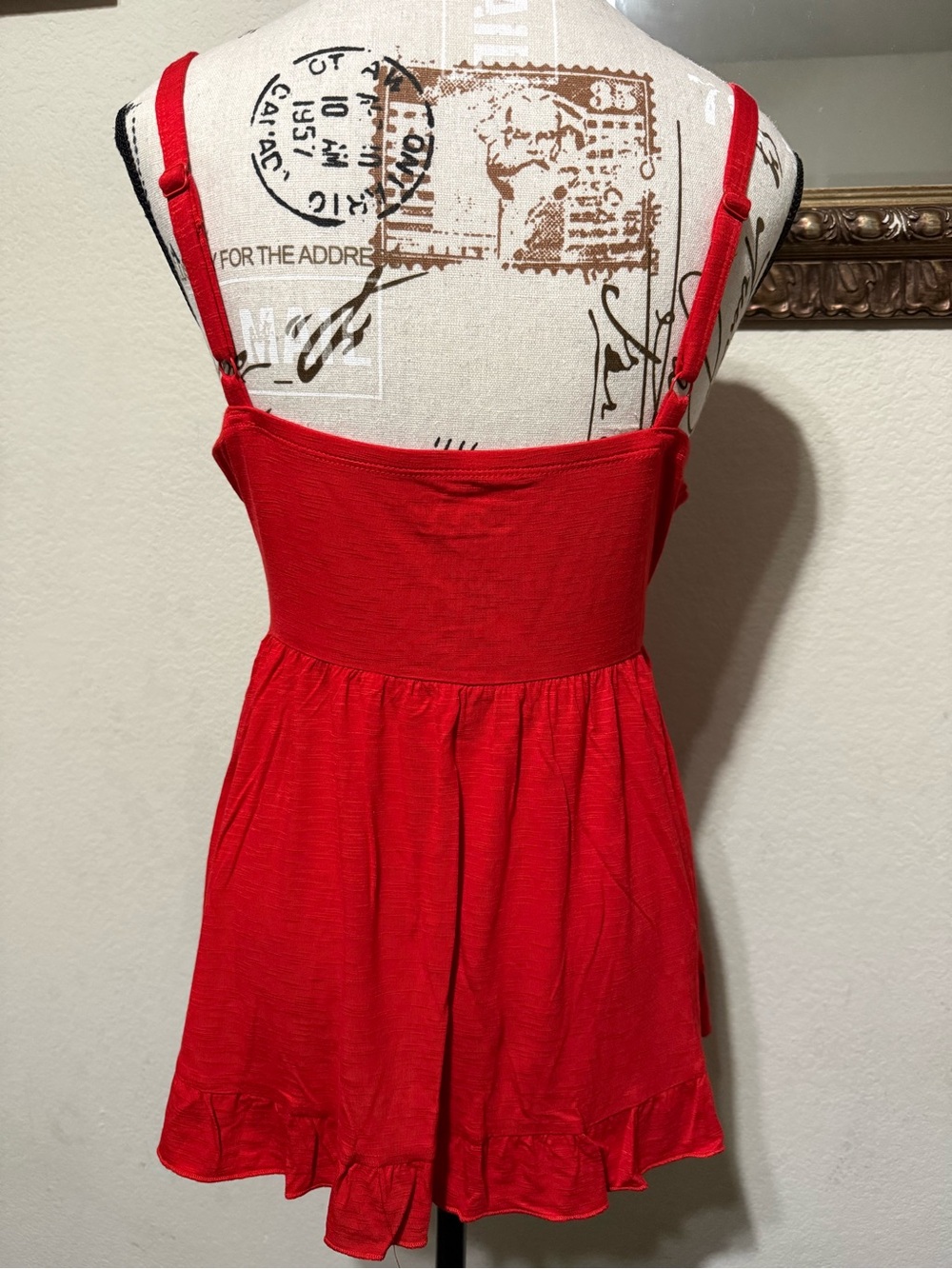 torrid Bright Red Ruffle Trim Cami - Picture 5 of 7